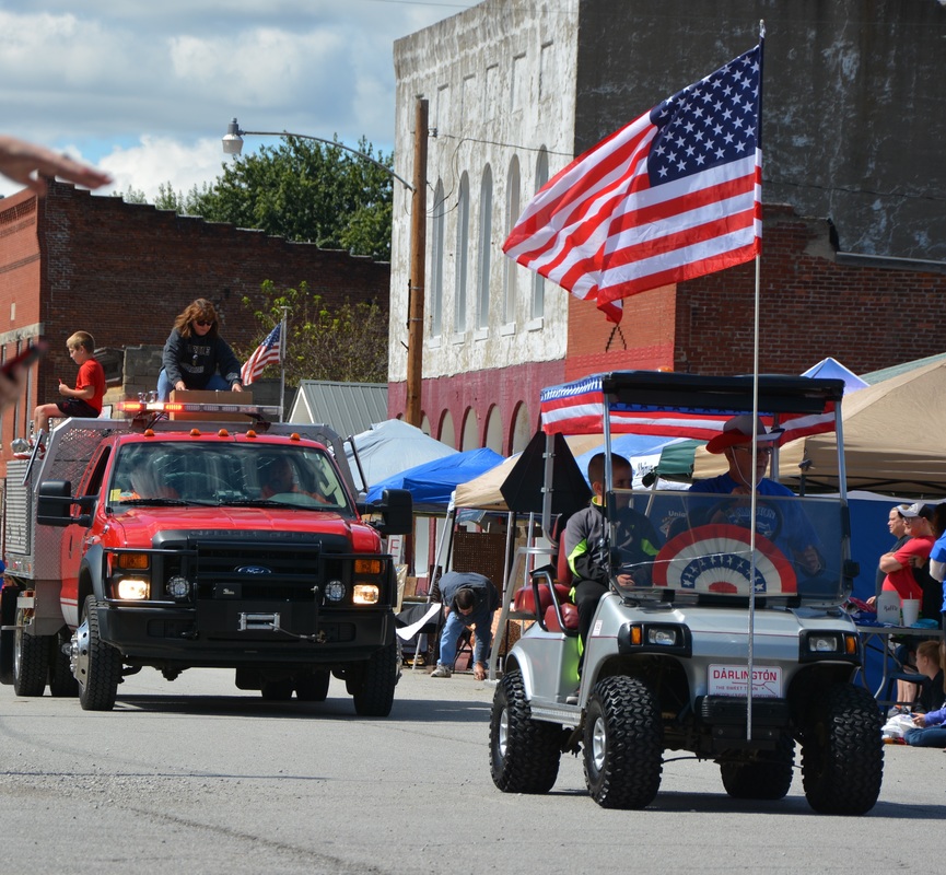 fire truck in parade 